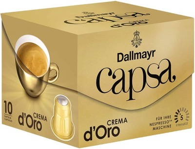 Kapsułki do Nespresso DALLMAYR Capsa 10x kapsułek