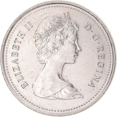 Moneta, Canada, 25 Cents, 1982