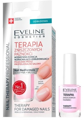 Eveline, Nail Therapy odbudowująco-wzmacniająca odżywka do paznokci