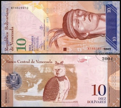 MAX - WENEZUELA 10 Bolivares 2013 X # UNC