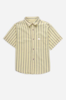 Koszula z krótkim rękawem, Inna, Żółty, 140