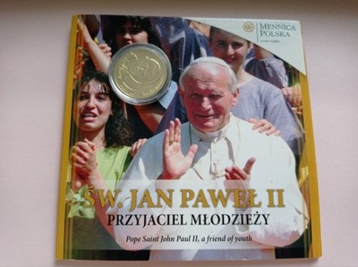 Numizmat Św. Jan Paweł II Przyjaciel Młodzieży