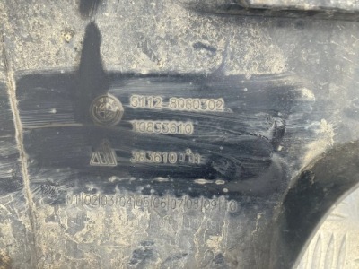 Диффузор бампера задняя спойлер bmw 1 f20 lci фото №1