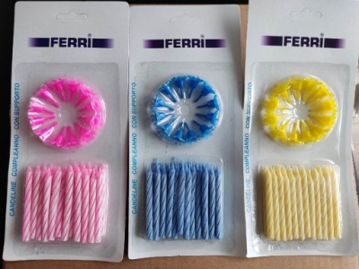 Świeczki urodzinowe 24 szt