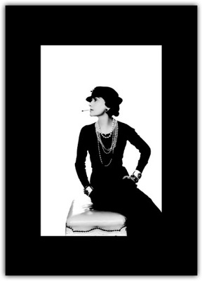 Plakat Coco Chanel 50x70 grafiki do salonu Poster moda