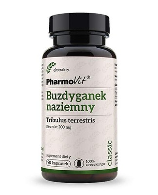 PharmoVit Buzdyganek naziemny 200 mg 90 kaps. Na potencję