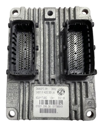 CONTROL UNIT FIAT PUNTO 1.2 51798649 IAW5SF3.M1 CLEAN  