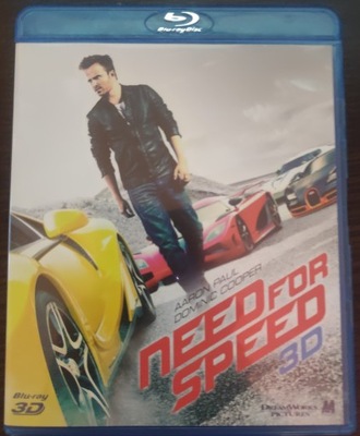 Film NEED FOR SPEED 3D BLU-RAY płyta Blu-ray 3D