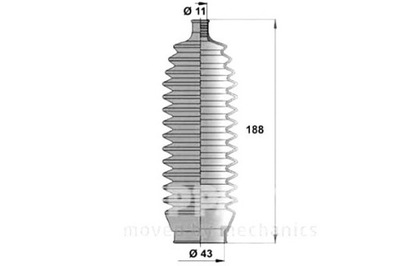 JUEGO TAPONES BARRA KIERWONICZEGO NIPPARTS MB4121  