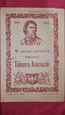 Setna Rocznica Śmierci T. Kościuszki (1917)