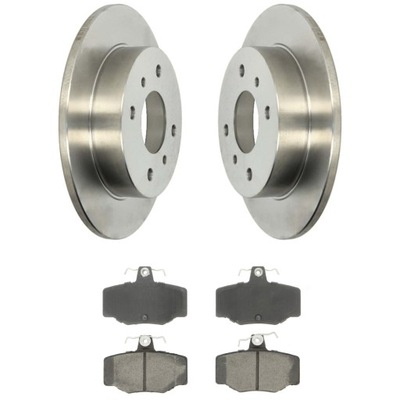 Тормозные диски тормозные колодки задняя nissan almera n16 primera p11 фото №1