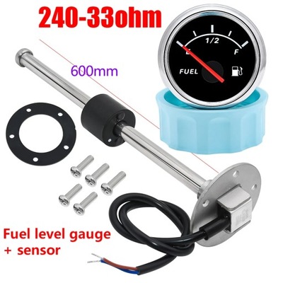 240-33ohm Fuel Level Gauge Stainless Steel Marine Fuel Level Gauge ~83772 