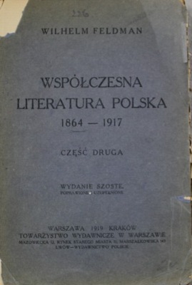 Współczesna literatura polska 1864 - 1917