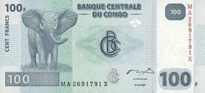 Kongo - 100 Francs - 2007 - P98Aa - St.1