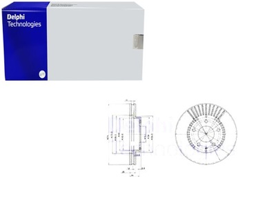 DISCOS DE FRENADO 2 PIEZAS PARTE DELANTERA MAZDA MPV II XEDOS 9 2.0-3.0 07.93-12.06  