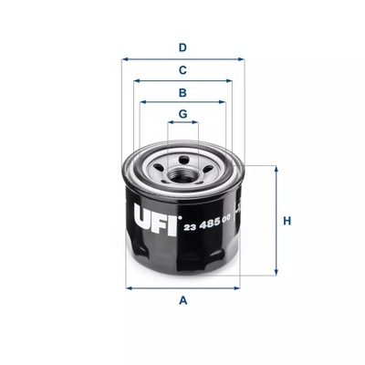 UFI FILTROS FILTRO ACEITES  