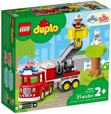 KLOCKI LEGO DUPLO 10969 WÓZ STRAŻACKI STRAŻ