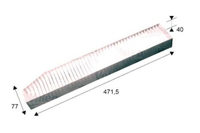 Valeo фильтр кабины jeep commander grand cherokee i фото №1