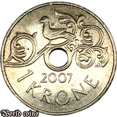 1 KRONE 2007 NORWEGIA