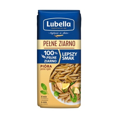 Makaron pióra penne Lubella Pełne Ziarno 0,4 kg