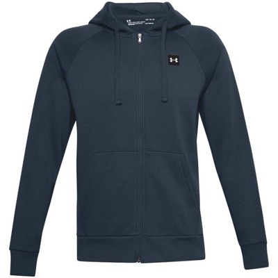 Bluza męska Under Armour Rival Fleece FZ Hoodie granatowa 1357111 408 - M