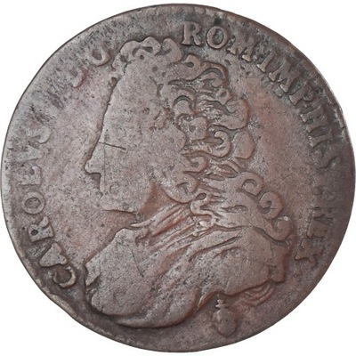 Moneta, NIDERLANDY AUSTRIACKIE, Charles VI, Liard,