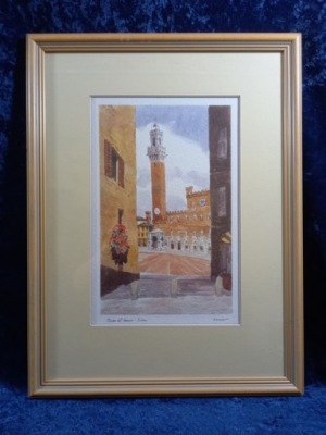 Obraz akwarela sygnowany