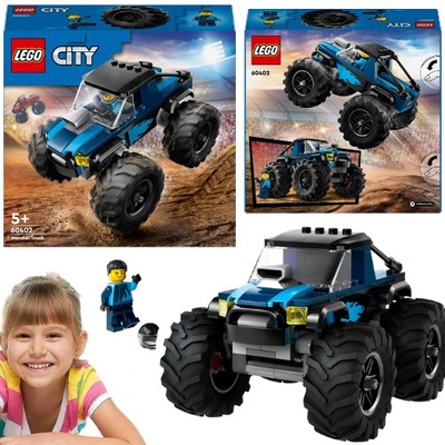 LEGO City 60402 Niebieski monster truck MONSTER TRAK PREZENT DLA CHŁOPCA