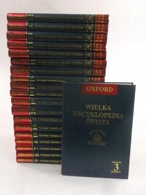 Wielka Encyklopedia Świata Oxford KOMPLET 20 TOMÓW