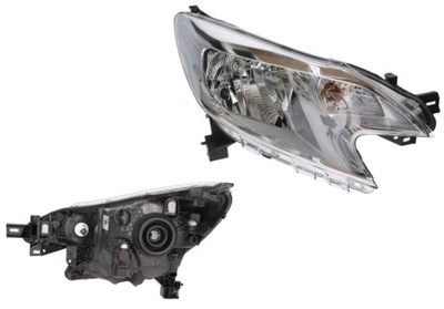 Фара лампа правый nissan note e12 13- valeo фото №1