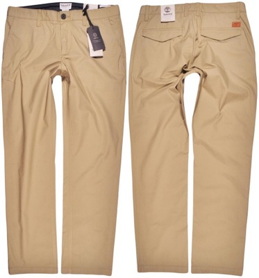 TIMBERLAND spodnie POPLIN STRAIGHT CHINO_ W32 L32