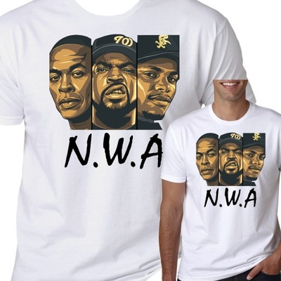 T-Shirt KOSZULKA N.W.A STRAIGHT OUTTA RAP S 0845