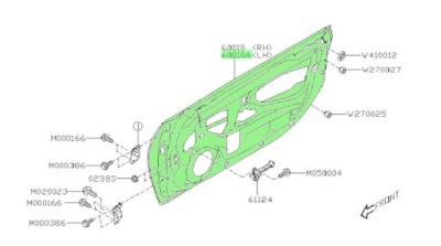 Дверь левая subaru brz 2.4 toyota gr86 nowe оригинальные 2022- фото №1