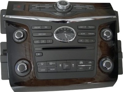 PANEL RADIO DE ACONDICIONADOR NAVEGACION INFINITI QX56 QX80 Z62 11-19  