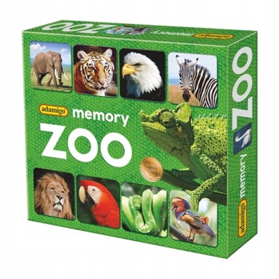 GRA MEMORY MEMO ZOO zwierzęta gra pamięciowa dla dzieci