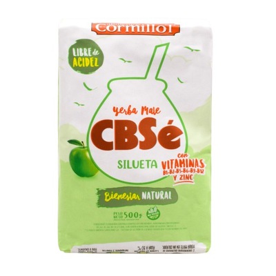 Yerba Mate CBSE Silueta 0,5KG FITNESS 500g