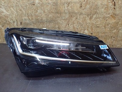 Лампа перед правая skoda superb iii 3 lift full led фото №1