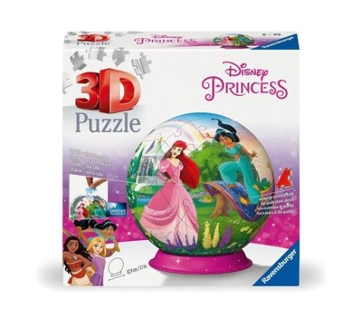 PUZZLE 3D KULA: KSIĘŻNICZKI DISNEY'A