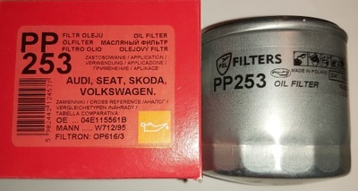 Фільтр оливи seat mii pzl sędziszów pp253 фото №1