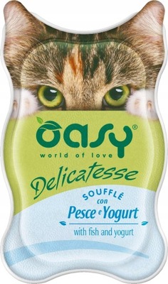 OASY DELICATESSE - SOUFFLÉ - RYBA I JOGURT 85G