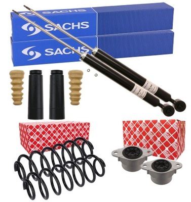 2x амортизатор sorężyny подушки безопасности защита отбойники ford fiesta vi 6 фото №1