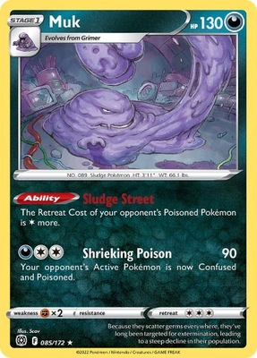 Muk |085/172|BRS|Brilliant Stars|Rare