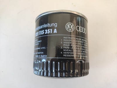 VW TRANSPORTER T2 T3 FILTRO ACEITES 021115351A  