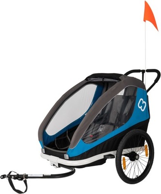 Przyczepka Rowerowa HAMAX Traveller Twin blue - USZKODZONY