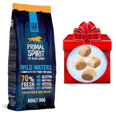 Primal Spirit Wild Waters 70% 12kg + GRATIS