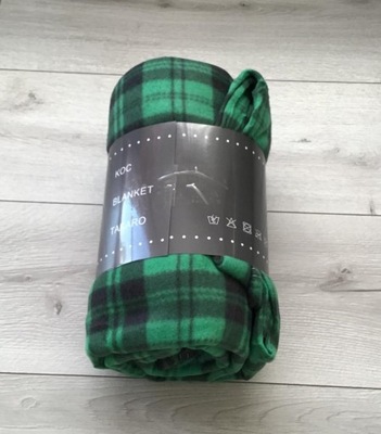 Koc Polarowy 220x200cm Krata