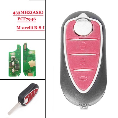 Ключ alfa romeo m.marelli 433mhz pcf7946 фото №1