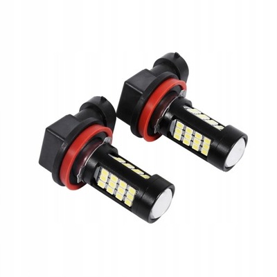 2X H11/H8 42 SMD DIODO LUMINOSO LED BLANCO 2835 CANBUS BEZBLEDNY  