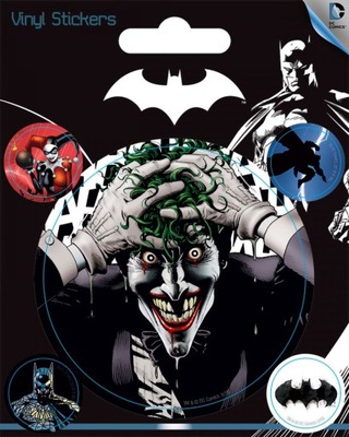 DC Comics Batman i Joker 5 Naklejek na laptopa