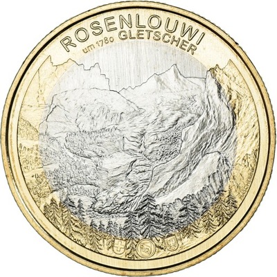 Moneta, Szwajcaria, 10 Francs, 2023, Bern, glacier